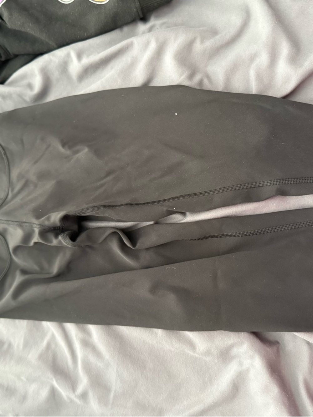 lululemon athletica Black Cropped Performance Pants